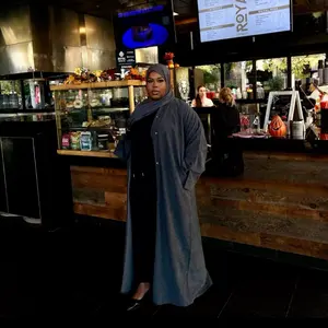 Fall Teddy Abaya Jacket and Hijab - Stylish and Comfortable Fall Outfit for Women