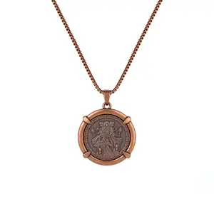 Nandudu Women's Copper Necklace with Hecate Goddess Pendant 18-inch Adjustable Chain Vintage Greek Mythology Jewelry Gift