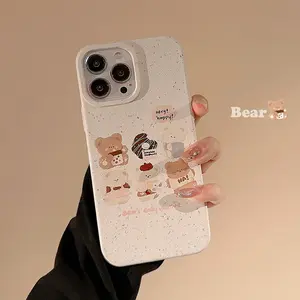 The ins Girls biodegradable 17Pro Maxi phone case is suitable for iPhone 11, 6, 15, and XR, offering full protection for your device.