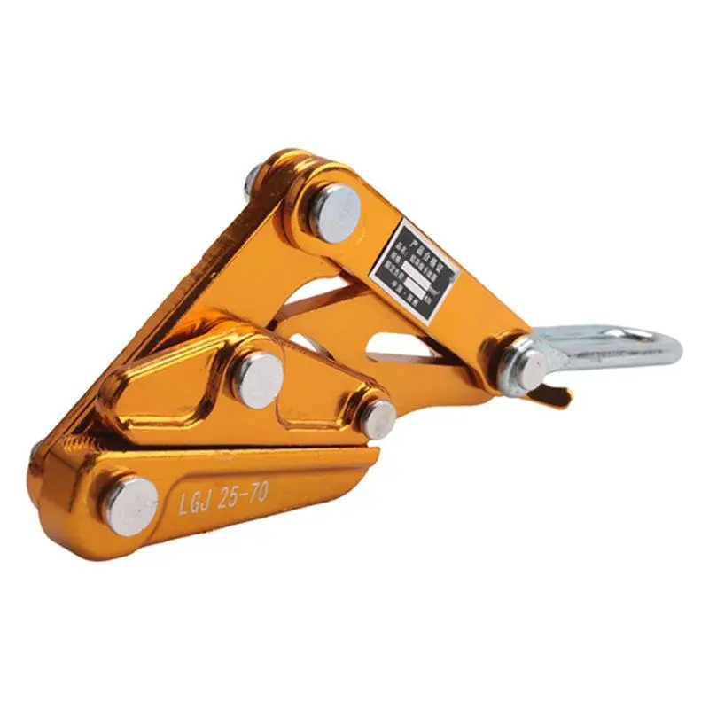 Automotive & Motorcycle Exterior Decoration Wire Clamp - 25-70 Size Cable Wire Rope Grip, 10KN Load Puller for Pulling & Tightening