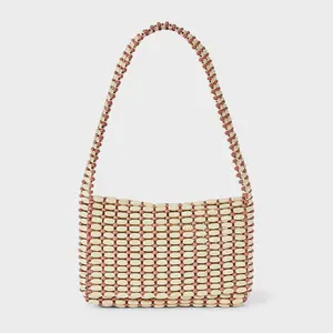 Wood Bead Shoulder Bag - Universal Thread Brown/Pink