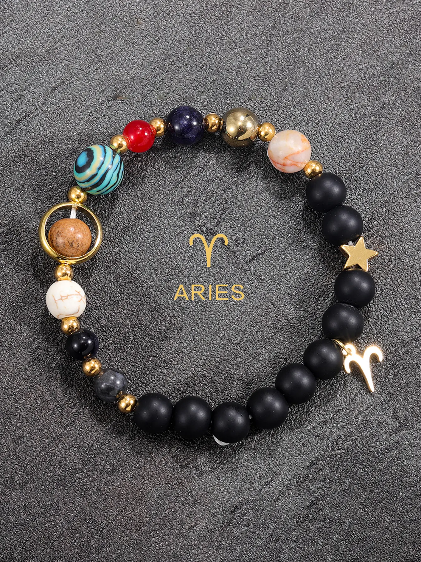 Zodiac Beaded Bracelet with Charms for Men & Women, Fashion Jewelry Gift Idea, Fashion Bracelets, Exquisite Trendy Bracelet, High Quality Bracelet, Trendy Versatile Accessory, Perfect Birthday Present