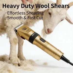 New Heavy Duty Wool Shears, Sharp Stainless Steel Manual Sheep Shears for Sheep, Goats, Alpaca and Small Livestock, Durable Farm Grooming Tool