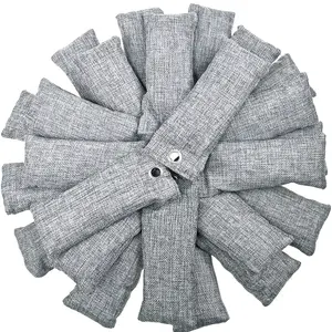 24 Pack Bamboo Charcoal Bag for Shoes, Charcoal Bags for Home and Car