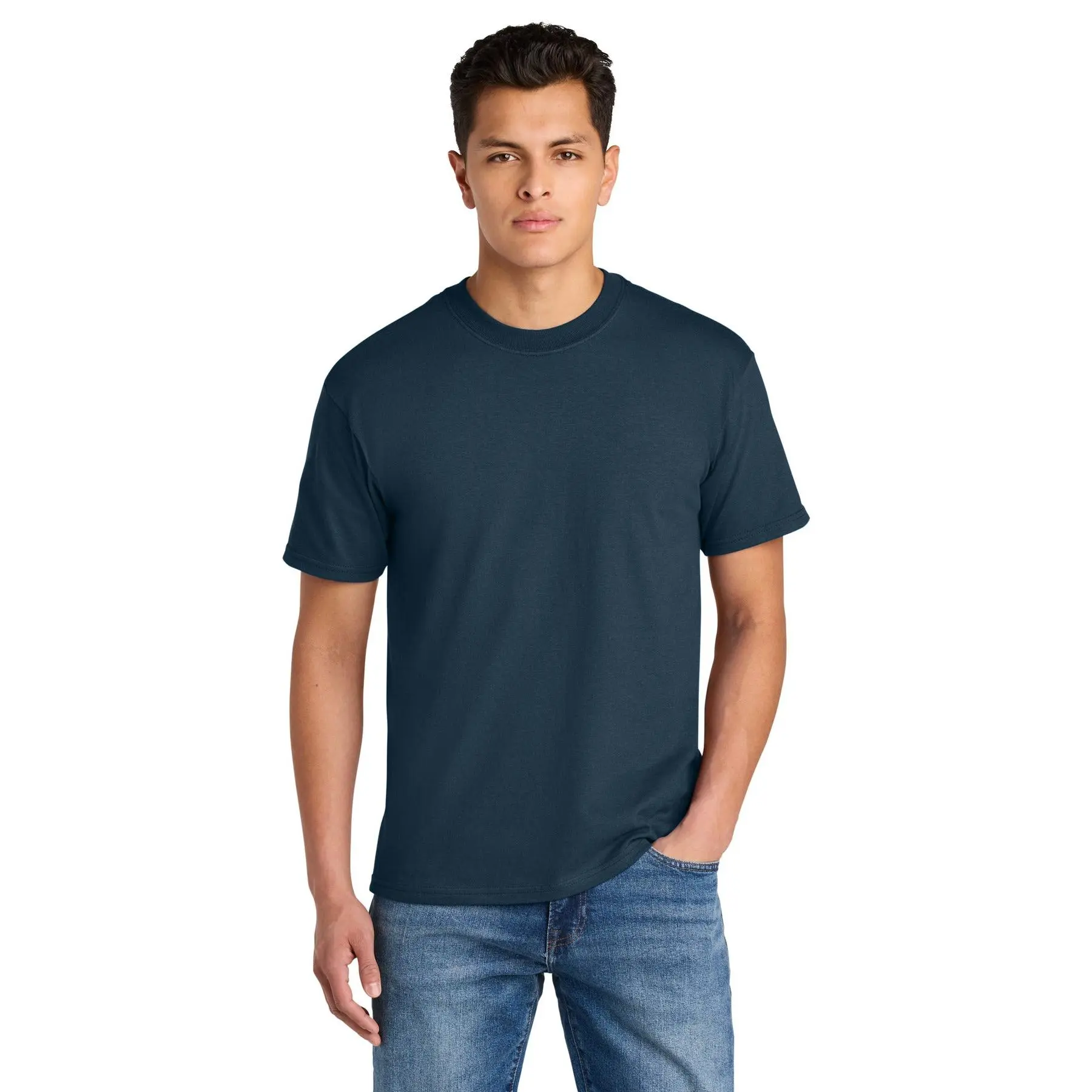 Custom Embroidered - Gildan ®  Hammer ®  Maxweight Tee 75000