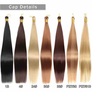 Original Silky Bone Straight Braiding Extension - Available in 1B, 4#, 24#, 30#, 33#, P27/30, P27/313 Cap Details