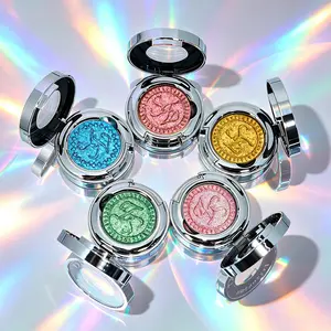 SheenEffect Long-Lasting Glitter Eyeshadow Palette - Country Chic Cosmetics, Glitter Duochrome & Luminous Eyeshadow, Shimmer Pigment Palette, Holographic Highlighter + Bronzer, High Pigment Makeup Products for NYE Parties, Gifts for Women, Glitter Duochro