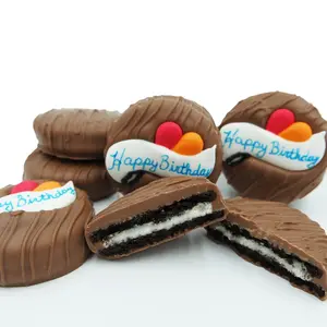 Milk Chocolate Covered OREO Cookies, Happy Birthday Gift Net Wt 8 oz