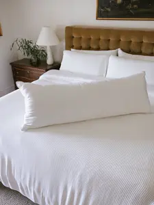 Luxury Bamboo Down Alternative Body Pillow, Soft and Supportive Luxury Bamboo Down Alternative Body Pillow, Soft and Supportive