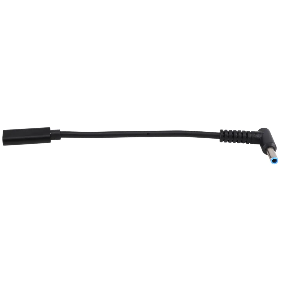 USB Type-C Female to HP4506 Male 90° Adapter Cable, 4.5x3.0mm Plug DC Power Converter with PD Sensor Chip for 19V 65W 4.5mmx0.6mm HP Laptops, 19V 65W Out, 4.5Mm X 0.6Mm
