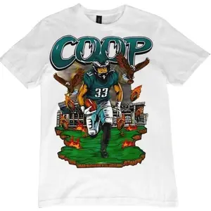 Cooper DeJean Graphic Tee, Menswear Crew Neck Football Streetwear T-Shirt, Unisex Casual Regular Fit Cotton Tops, Good Vintage Hip-Hop Bold Retro Apparel, Men Round Neck Y2K Sports Tees