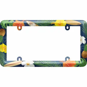Tropics License Plate Frame