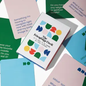 The Friendship Deck - A Fun Conversation Card Game for Building and Maintaining Friendships
