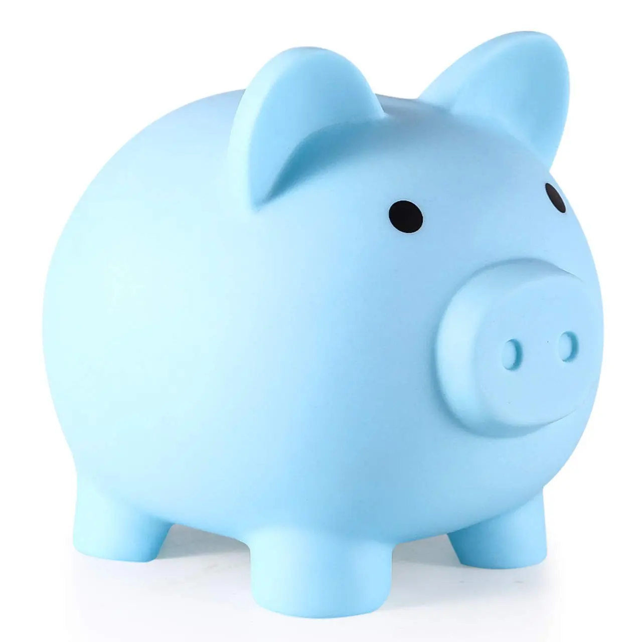 Unbreakable Plastic Decorative Piggy Bank - Decor, Home Decor, Medium & Large Size Dual Option Style, Durable Coin Storage Bank, Saving Box, Birthday Money Box, Perfect Birthday & Easter Gift for Girls & Boys, Coin Retrieval, Savings Box