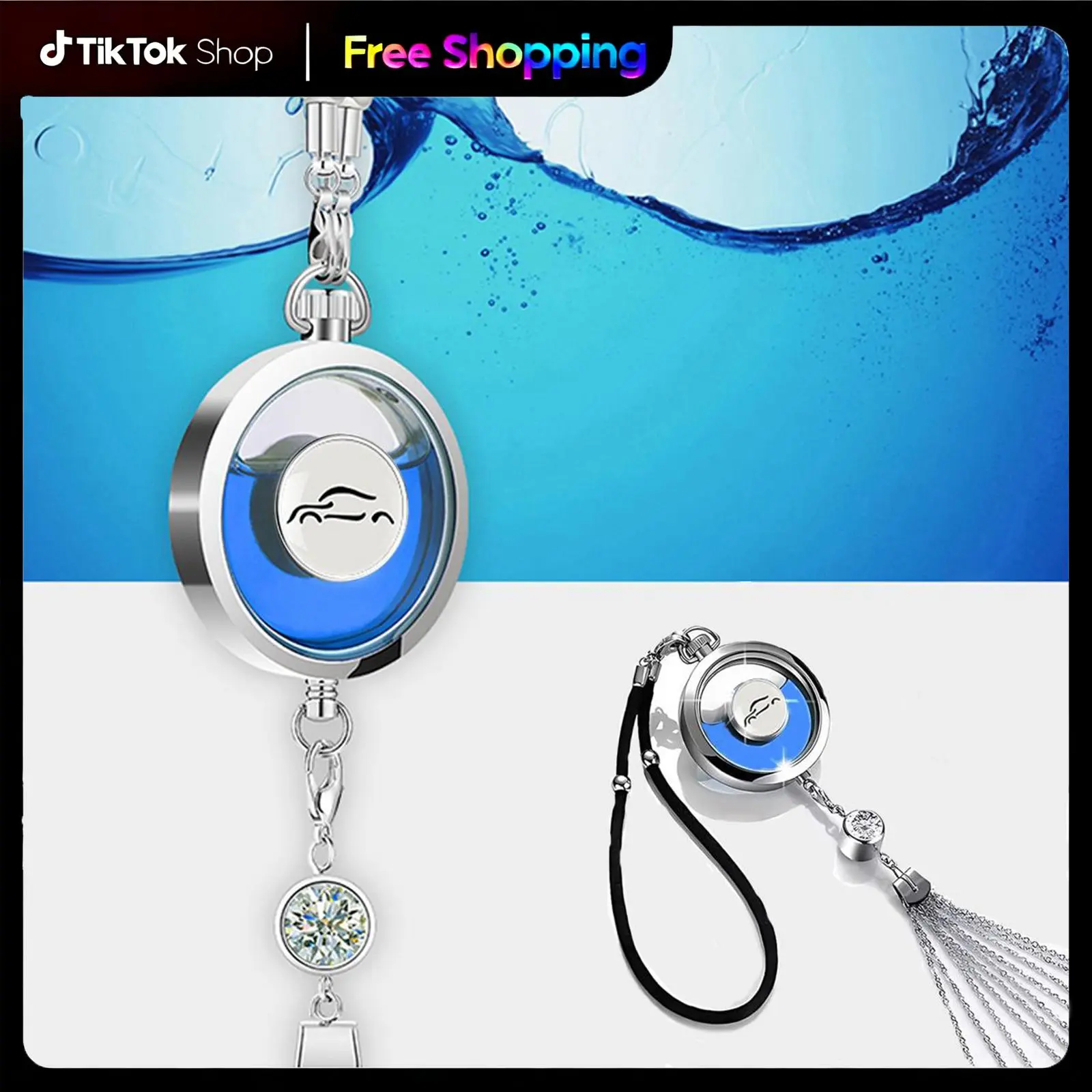 Car Hanging Ornaments Interior Car Accessories, Car Air Freshener Perfume Diffuser, Hanging Car Accessories Car Home Office Hanging Ornament for Men WomenCar Air Freshener Perfume Diffuser