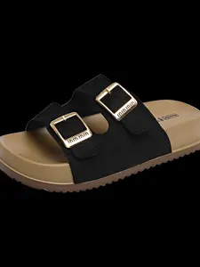 Women's Thick Sole Height-Boosting Dad Shoes, PU Leather Patchwork Design, Eva Sole, Casual Style, Perfect for Office and Beach