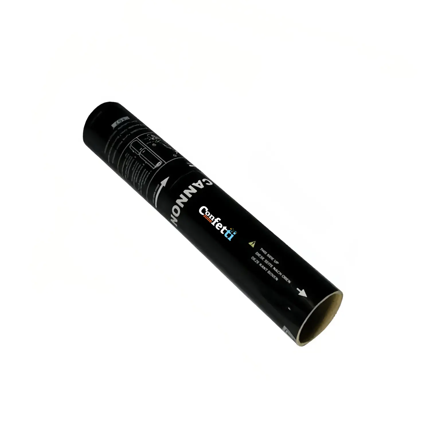 12" Lightweight Compact Customizable Empty Hand Confetti Cannon, Surprise Home Party Supplies for Small Venues, Happy Birthday Events Decorations, Festive Sprays Confetti & Streamers