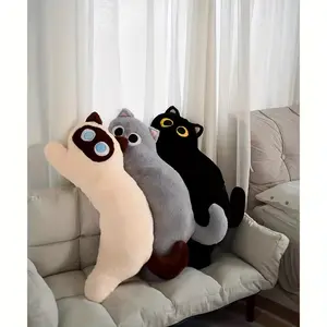 A 35-Inch Oversized Plush Cat Toy That Is Soft And Huggable, Featuring a Lifelike Design, Ideal for Gifts on Valentine'S Day, Birthdays, Easter for Children, And As Cat-Themed Decor