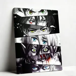 Attack on Titan "Eyes" Poster | Cool Japanese Anime Art | The Perfect Gift Idea | Home Decor Art | Ideal for Gaming Rooms, Bedrooms, Living Rooms, and Offices