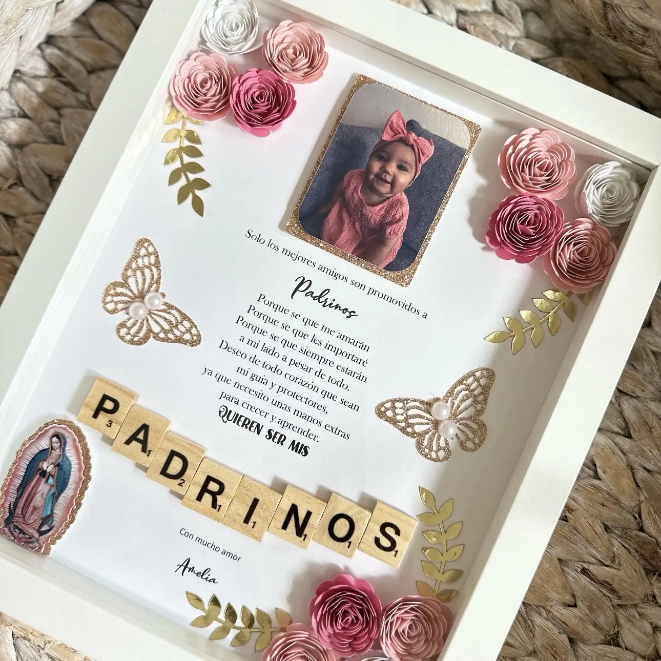 Godparents proposal/godmother proposal/godparent proposal/baptism/first communion/confirmation/religious proposal/bautizo/padrinos/Madrina