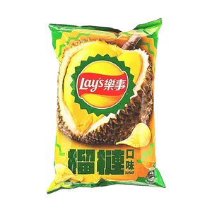 Lay's Taiwan Durian Flavor Potato Chips 70g - Unique Exotic Snack, Limited Edition 7-Eleven Taiwan
