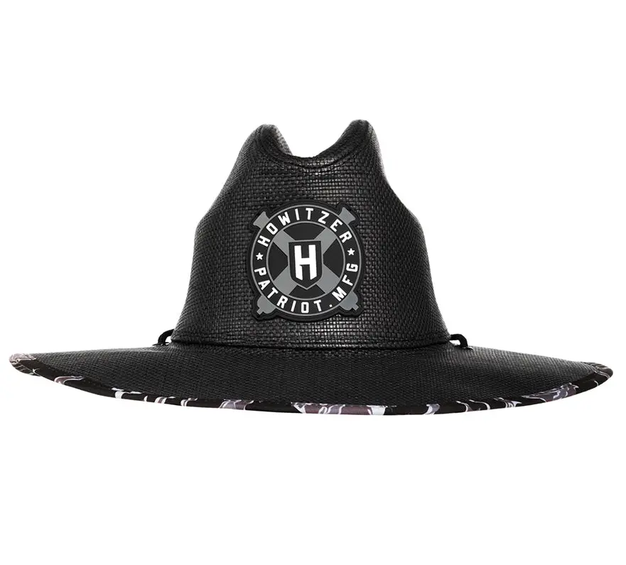 Howitzer-Style Men's Tribute Straw Commemorative Hat by Military Grunt MFG - 4th of July Vibes, American Pride, Fourth Of July, Straw Hats, Affordable Fashion, Casual, Patriotic Logo, Charity Support, Mens Hats, Casual Wear