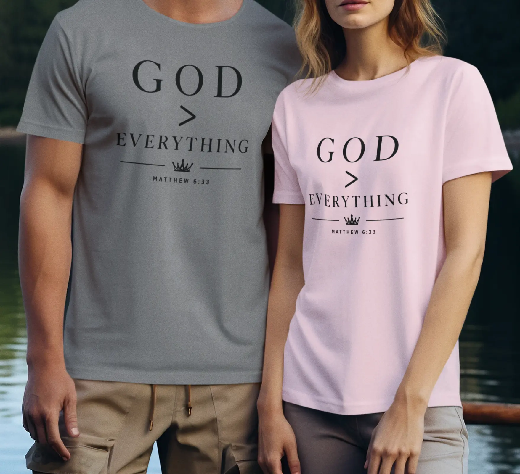 God Over Everything Comfort Colors T-Shirt, Christian Faith Tee, Faith Based Gift
