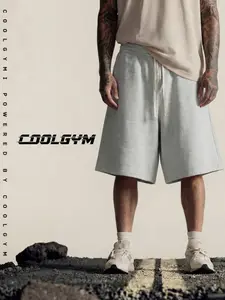 Streetwear Baggy Sweat Shorts – Wide Leg, Under Knee, Air Layer, No Wrinkle