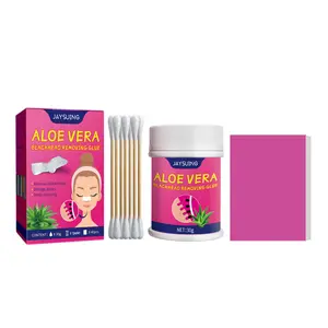 Jaysuing Aloe Vera Blackhead Removal Gel Cleanse Acne Closed Blackheads Tear-Off Gel Powder Aloe Vera Nose Stick Set Hyaluronic Skincare Comfort