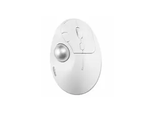 Kensington Pro Fit Ergo TB450 Trackball - Optical - Wireless - Bluetooth/Radio Frequency - 2.40 GHz - White - USB - 1600 dpi - Medium/Large Hand/Palm Size - Right-handed - AA Battery Suppor