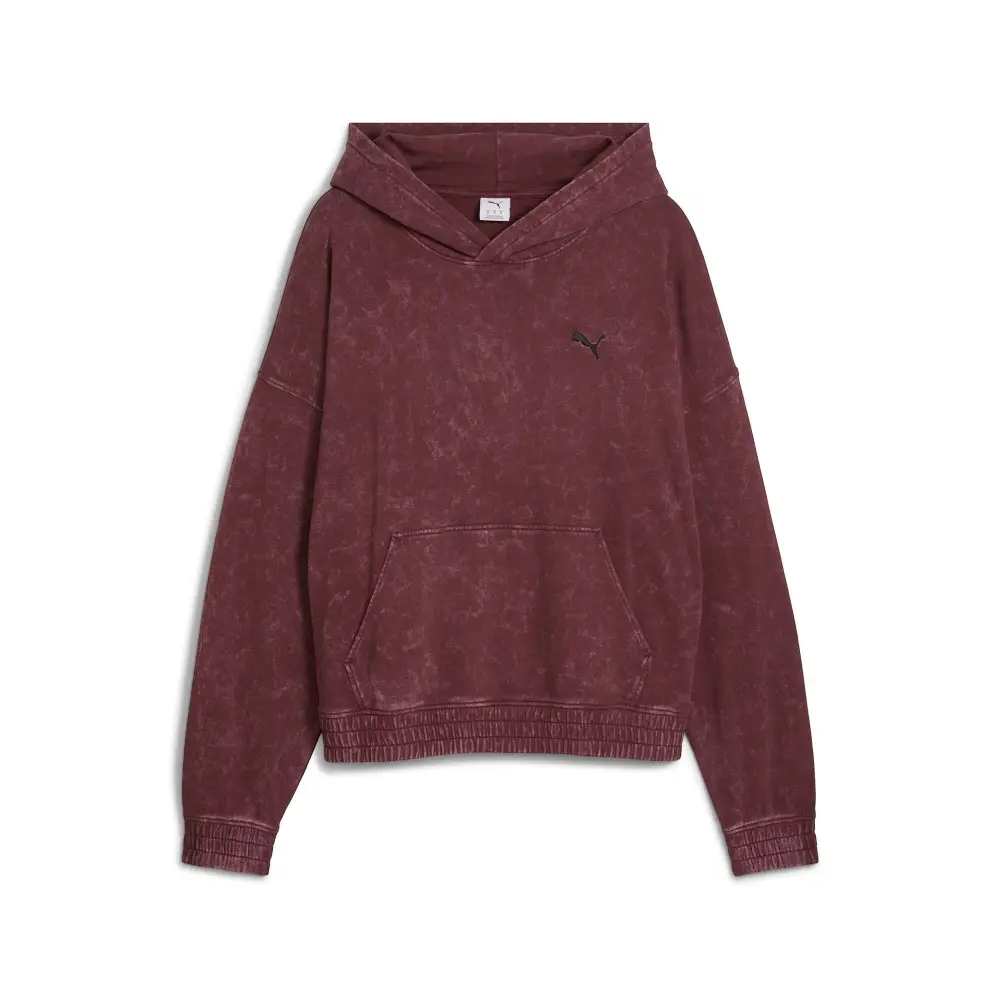PUMA Womens Future..Archive Boxy Washed Hoodie Casual Outerwear Casual - Red