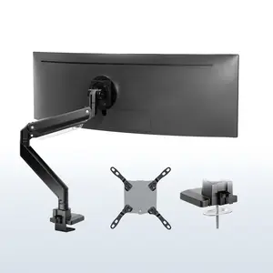 Pneumatic Spring TV and Monitor Desk Mount - Up to 57" Screens