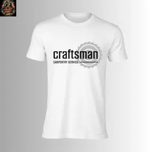 Carpentry Service Shirt, Craftsman Style Carpenter T-Shirt, Woodworking Tee, Saw Blade Graphic Shirt, Handyman Gift, Workshop Tee