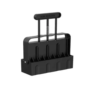 2024Soil Blocker with Comfortable Handle, 1 Count 4 Cell Soil Block Maker, Mold Blocking Tool for Seed Starting Germination, Garden Tool Accessories