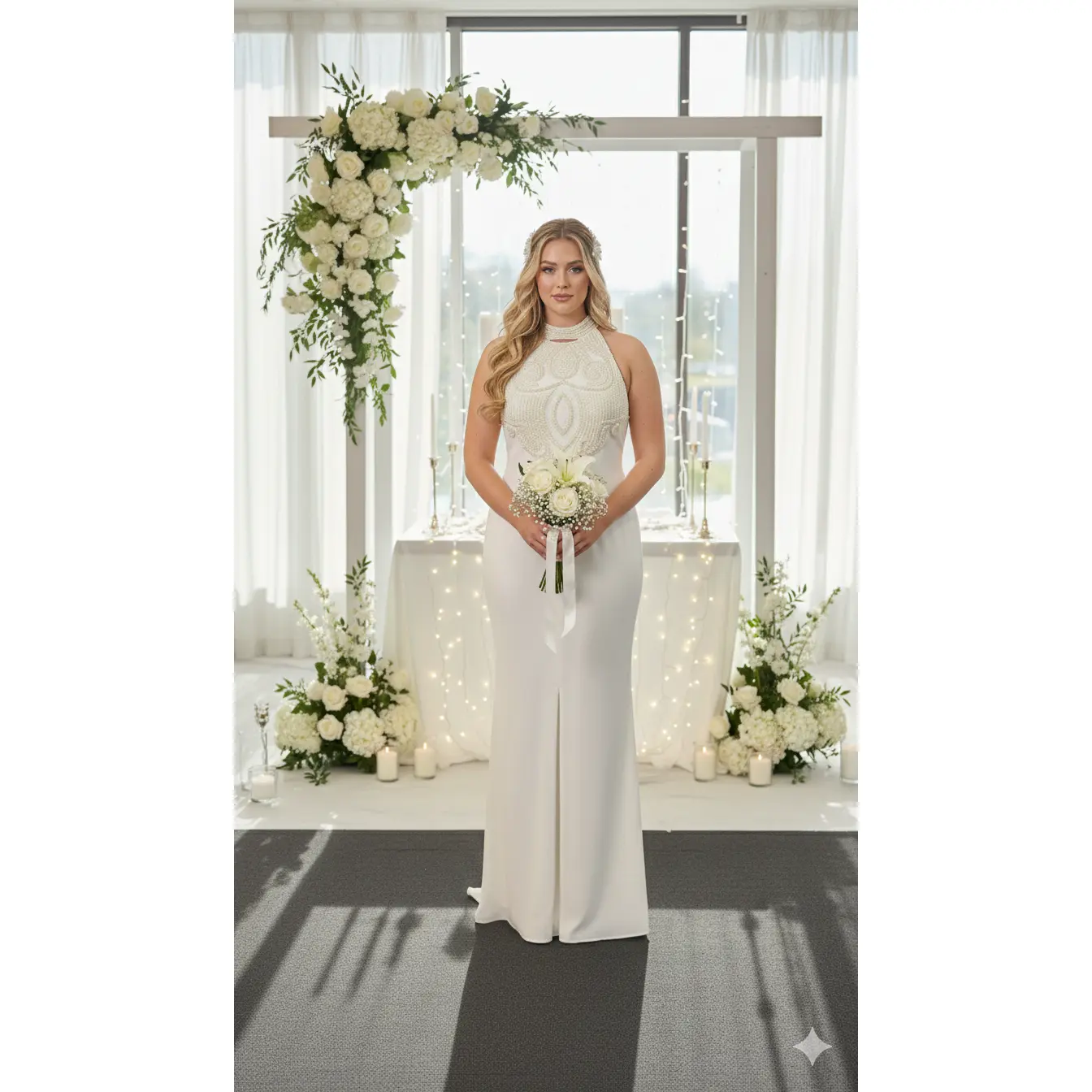 Wedding Special Off White Gown
