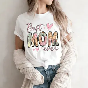 Happy Mother's Day Shirt, Best Mom Ever Shirt, Mom Gift,Best Mom Ever Floral Print Tee