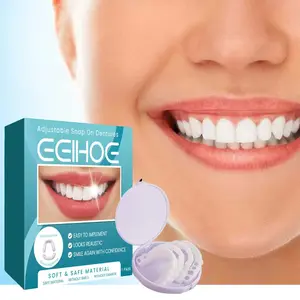 EELHOE Adjustable Clip-On Denture Set — Temporary Dental Fillers, Gap Fillers, and Orthodontic Denture Accessories