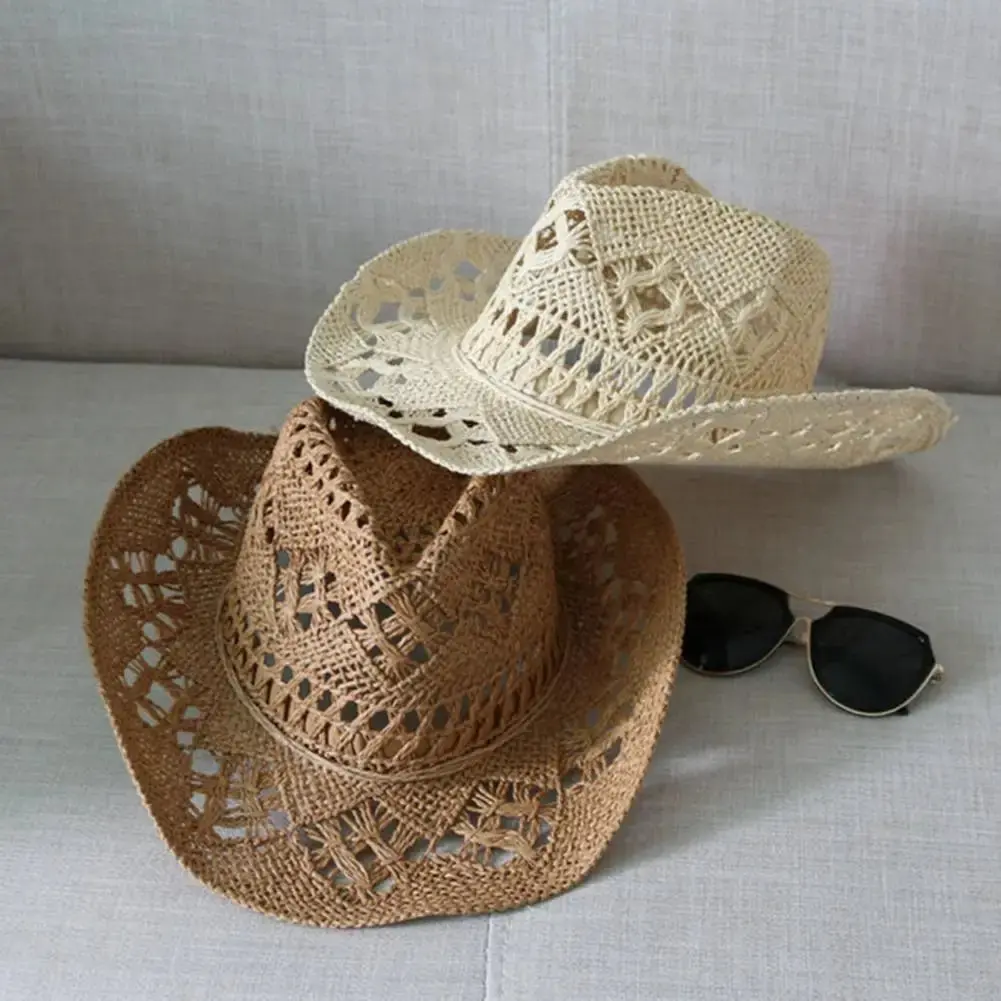Handmade Straw/Knit Cowboy Hat (5 Styles)