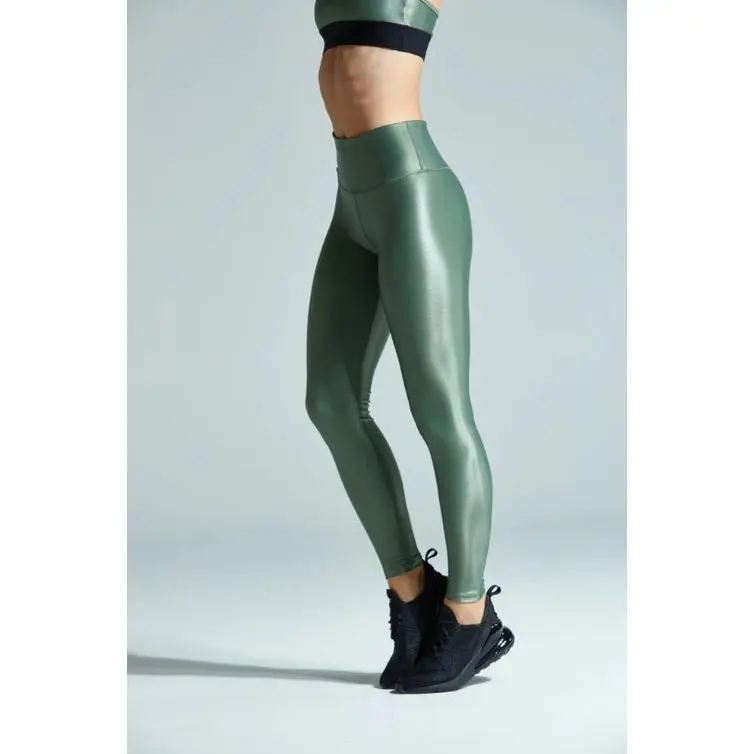Olive Green Legging (No Zipper) Breathable Fabric