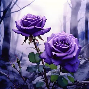 200pcs Rare Purple Rose Seeds for Planting – Grow Deep Purple, Fragrant Roses in Your Garden, Pots, or Along Fences – Easy to Grow Non-GMO Seeds for Eye-Catching Blooms – Perfect for Romantic Garden Decor, DIY Projects, and Unique Gift Ideas