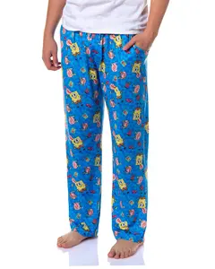 SpongeBob SquarePants Men's Gary The Snail Sleep Pajama Pants For Adults