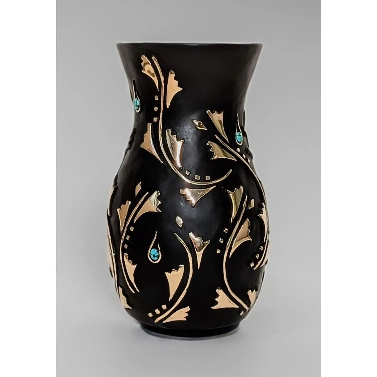 Tall Vessel w/ Turquoise