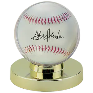 Baseball Gold Base Display Holder