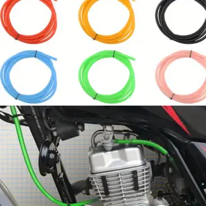 1M Rubber Motorcycle Hose: Petrol Pipeline Fuel Line for ATV, Scooter, and Dirt Bike