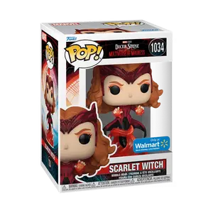 Funko Pop! Doctor Strange - Scarlet Witch Flying #1034 Exclusive (Sticker may vary) Collectible Pop Vinyl Figure