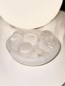 Selenite Worry Stones