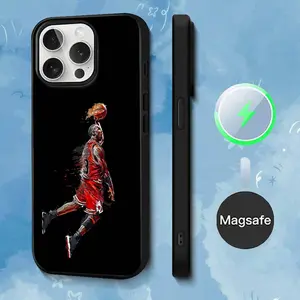 Basketball J-Jordan 23 Phone Case For iPhone 17,16,15,14,13,12,11,Pro,Max,Plus,Mini,SE4,E Magnetic Magsafe Wireless Charging