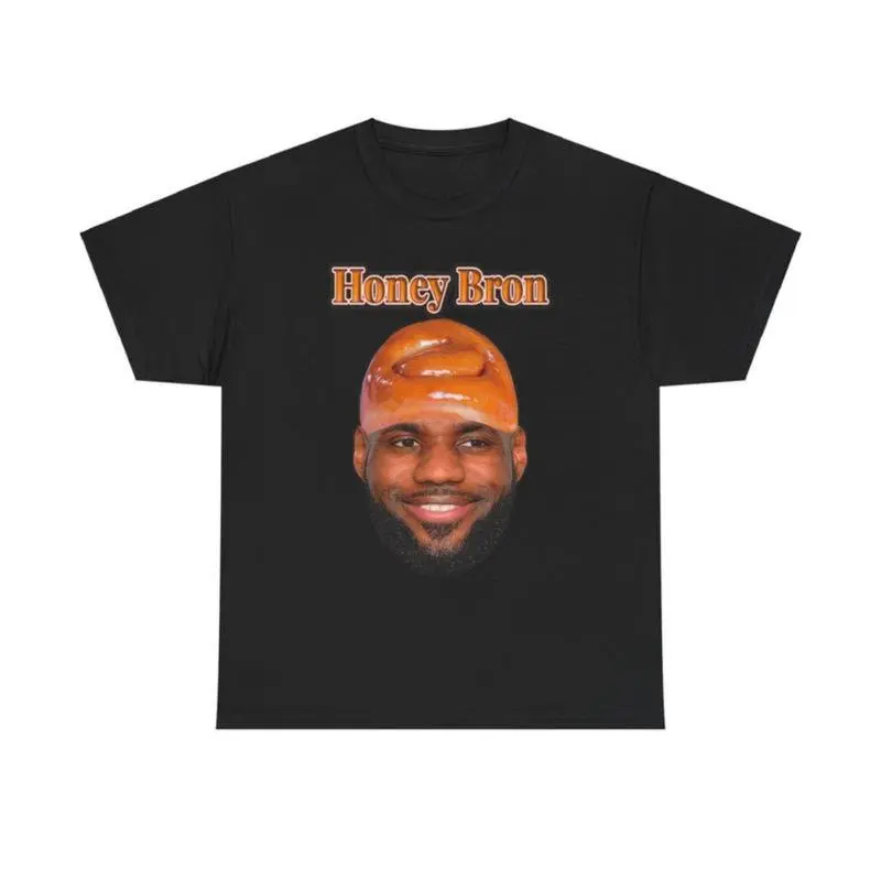 Winter outfit Honey Bron Funny Meme Vintage Tshirt, Baseketball James Lebron Unisex Tee Shirt, Gift for Fan And Friend, Gift Fan, Gift Idea, For Man, For Woman........