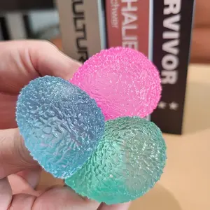 Stress Relief Squeeze Toy with Textured Surface, Colorful Round and Irregular Particles, Lightweight and Portable, Soft Touch, Stress Relief Squishy