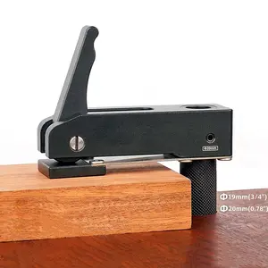 Workbench Dog Holes, Quick Acting Hold Down Clamp, Aluminum Alloy Fast Fixed Clip, Woodworking Benches Press Fixed Tools, Quick Release Clamp